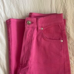 Pink wide leg pant